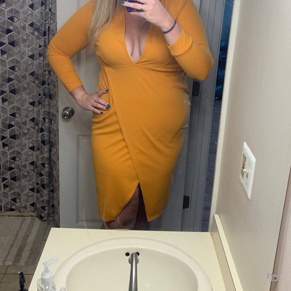 Mustard Dress